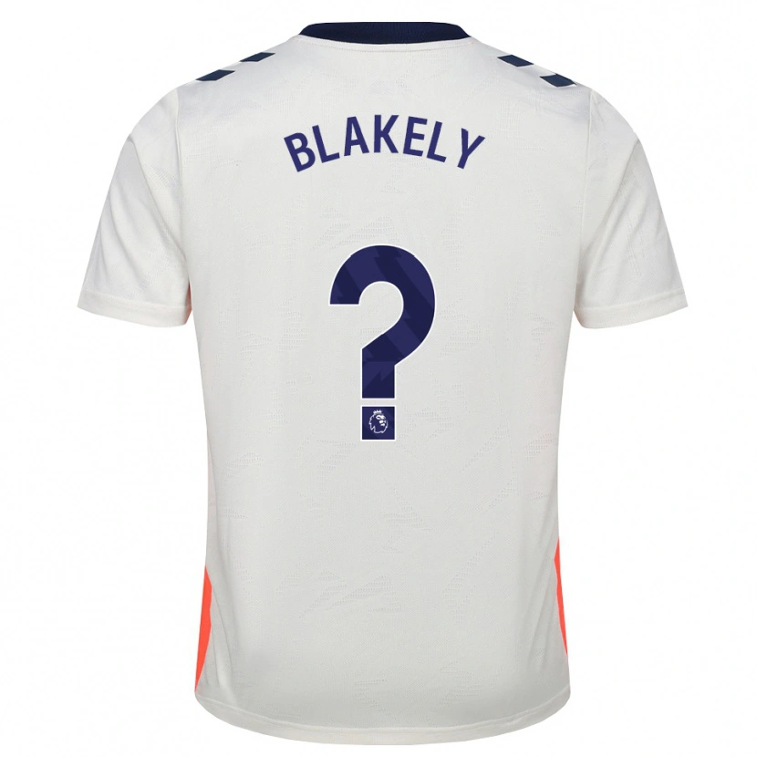 Danxen Mænd Ben Blakely #0 Hvid Orange Kongeblå Udebane Spillertrøjer 2026/27 Trøje T-Shirt
