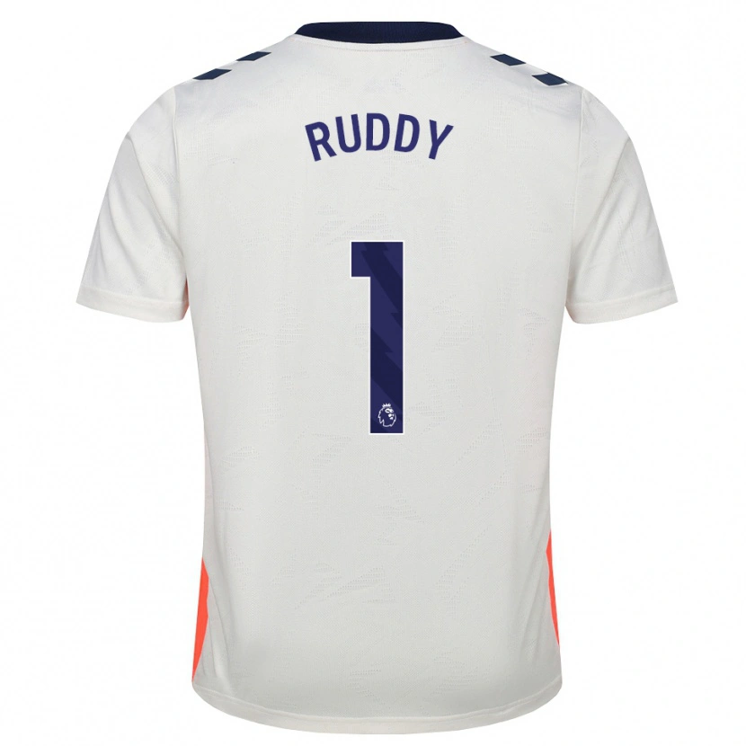Danxen Mænd Jack Ruddy #1 Hvid Orange Kongeblå Udebane Spillertrøjer 2026/27 Trøje T-Shirt