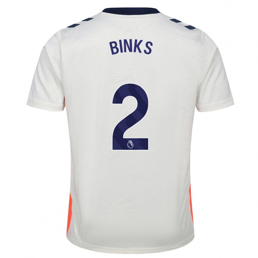 Danxen Mænd Luis Binks #2 Hvid Orange Kongeblå Udebane Spillertrøjer 2026/27 Trøje T-Shirt
