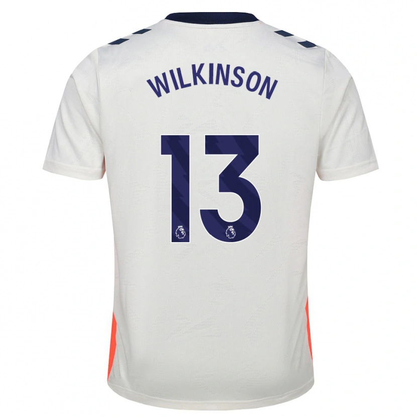 Danxen Mænd Mitchell Wilkinson #13 Hvid Orange Kongeblå Udebane Spillertrøjer 2026/27 Trøje T-Shirt
