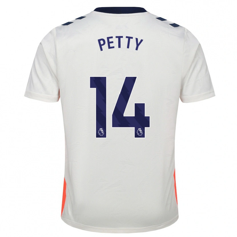 Danxen Mænd Billy Petty #14 Hvid Orange Kongeblå Udebane Spillertrøjer 2026/27 Trøje T-Shirt