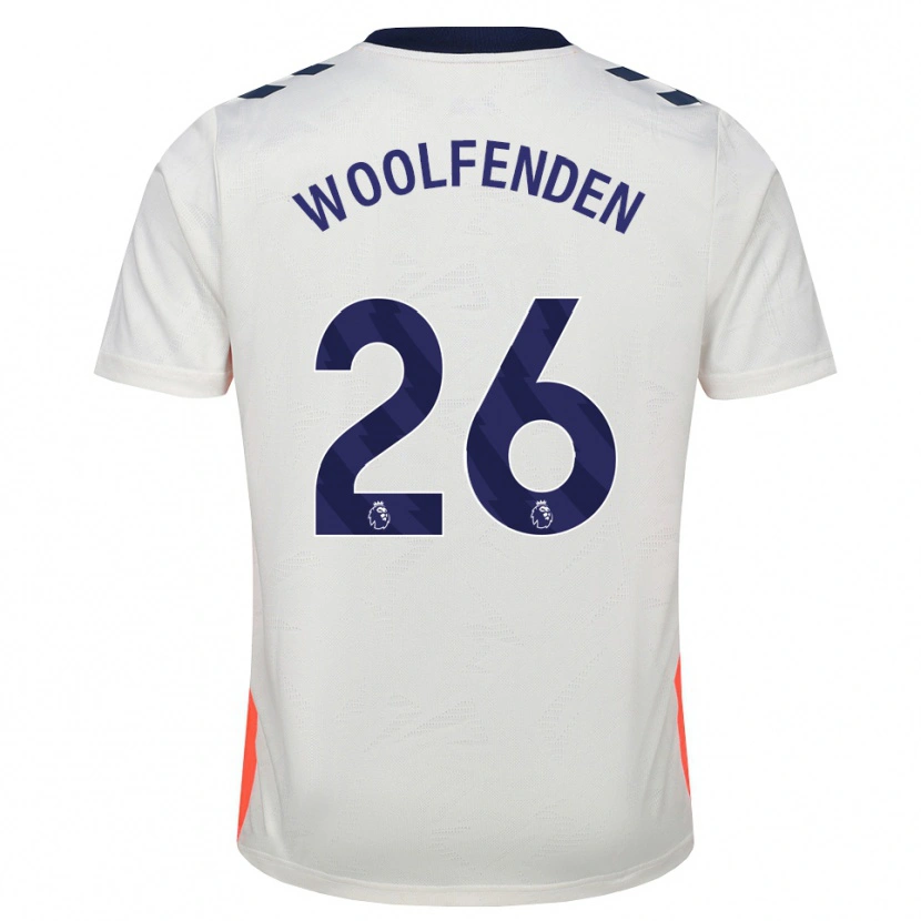 Danxen Mænd Luke Woolfenden #26 Hvid Orange Kongeblå Udebane Spillertrøjer 2026/27 Trøje T-Shirt