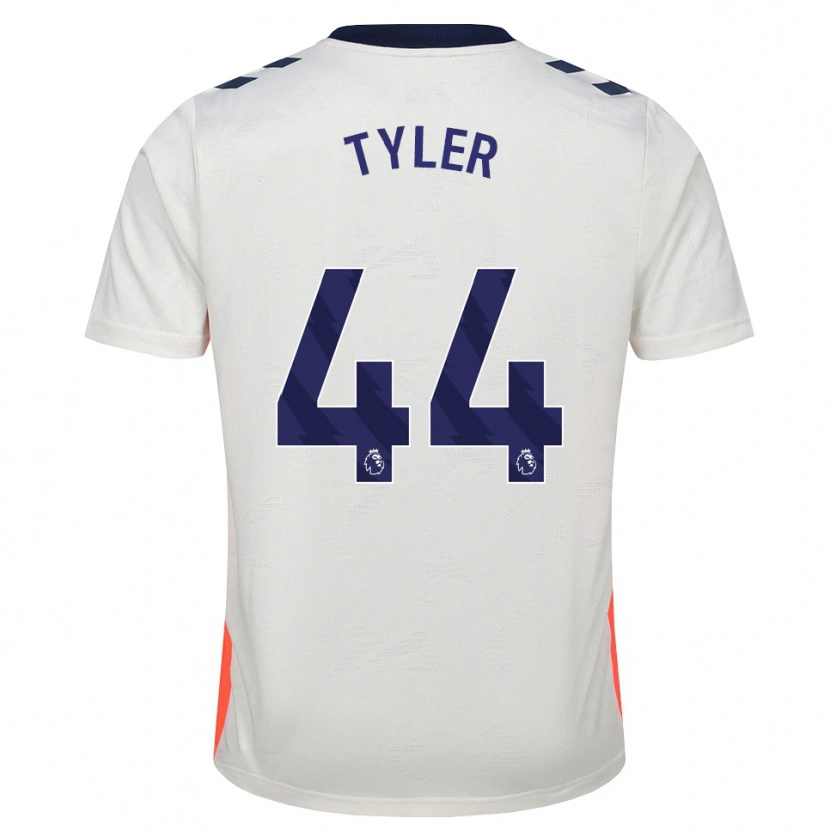 Danxen Mænd Cian Tyler #44 Hvid Orange Kongeblå Udebane Spillertrøjer 2026/27 Trøje T-Shirt
