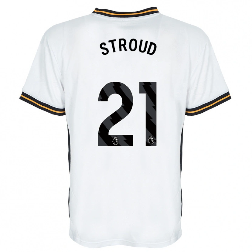 Danxen Mænd Elliot Stroud #21 Hvid Orange Sort Udebane Spillertrøjer 2026/27 Trøje T-Shirt