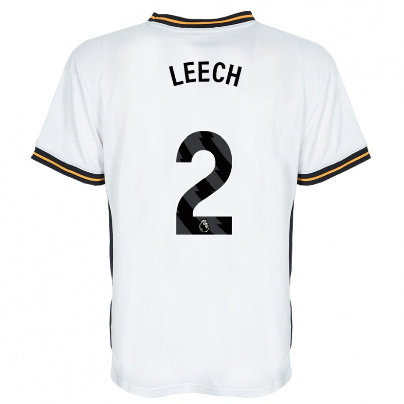Danxen Mænd Rory Leech #2 Hvid Orange Sort Udebane Spillertrøjer 2026/27 Trøje T-Shirt