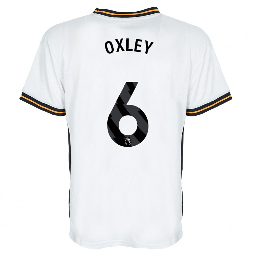 Danxen Mænd Tilly Oxley #6 Hvid Orange Sort Udebane Spillertrøjer 2026/27 Trøje T-Shirt