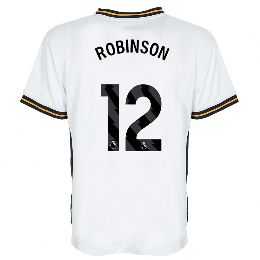 Danxen Mænd Ben Robinson #12 Hvid Orange Sort Udebane Spillertrøjer 2026/27 Trøje T-Shirt