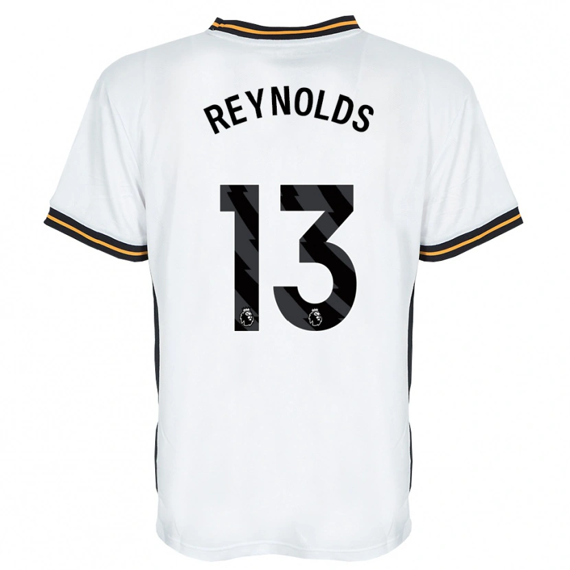 Danxen Mænd Kerr Reynolds #13 Hvid Orange Sort Udebane Spillertrøjer 2026/27 Trøje T-Shirt