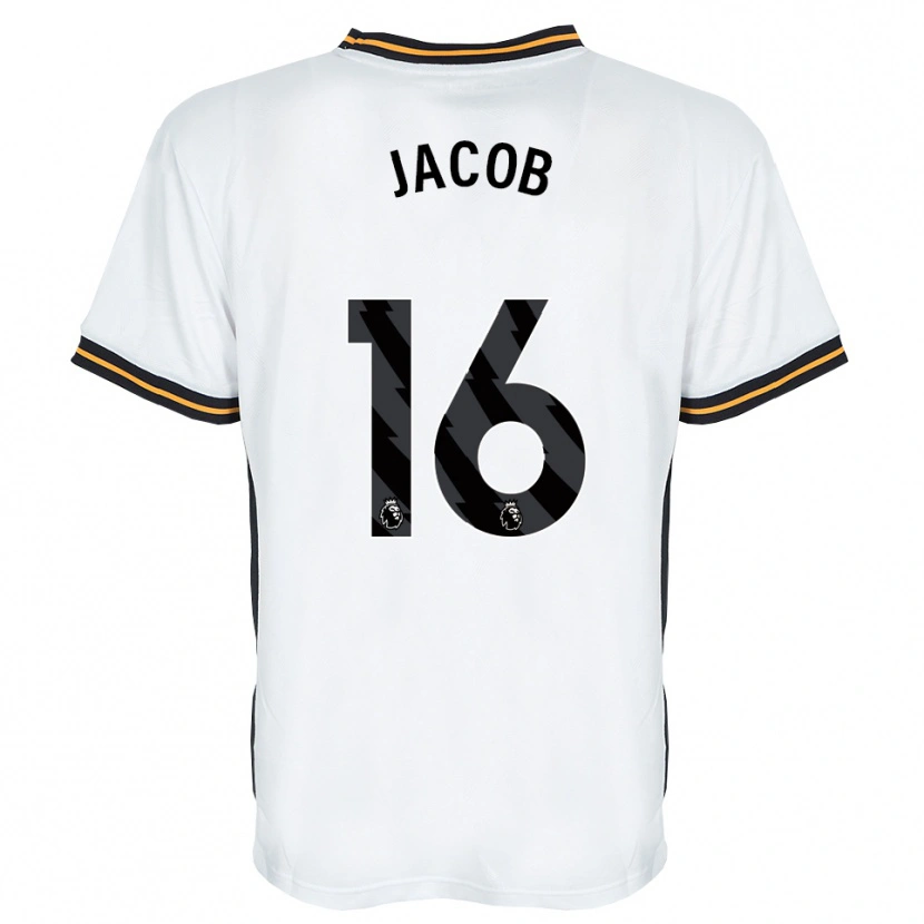 Danxen Mænd Matty Jacob #16 Hvid Orange Sort Udebane Spillertrøjer 2026/27 Trøje T-Shirt
