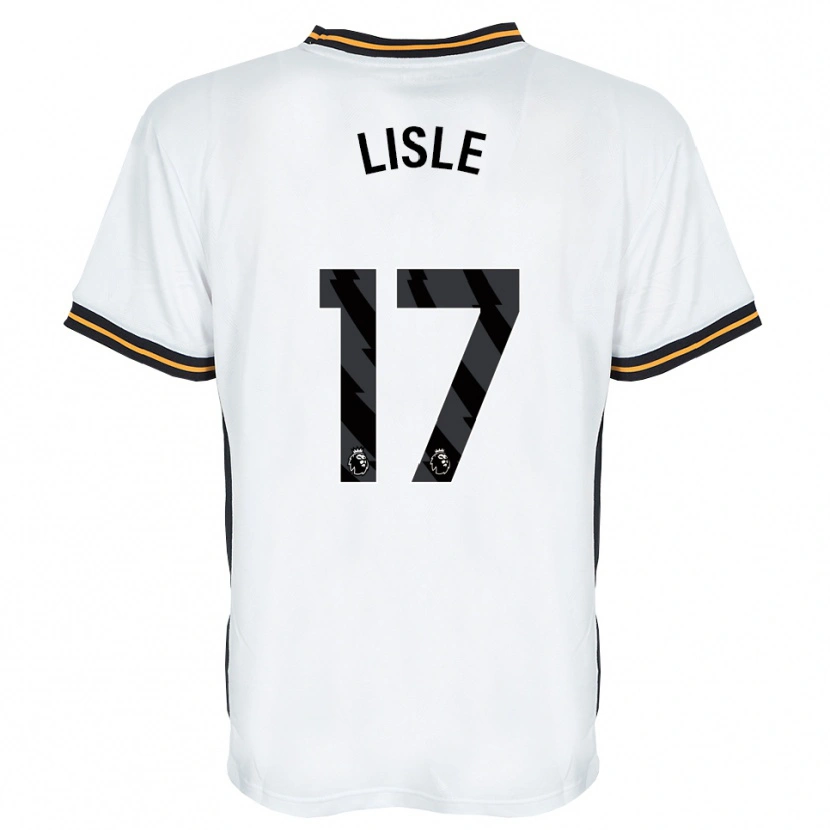 Danxen Mænd Mary Lisle #17 Hvid Orange Sort Udebane Spillertrøjer 2026/27 Trøje T-Shirt