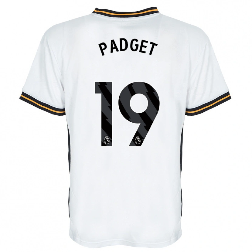 Danxen Mænd Bethany Padget #19 Hvid Orange Sort Udebane Spillertrøjer 2026/27 Trøje T-Shirt