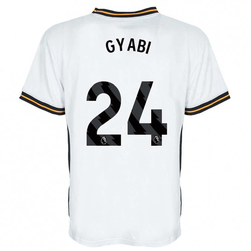 Danxen Mænd Darko Gyabi #24 Hvid Orange Sort Udebane Spillertrøjer 2026/27 Trøje T-Shirt