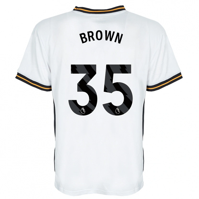 Danxen Mænd Pharrell Brown #35 Hvid Orange Sort Udebane Spillertrøjer 2026/27 Trøje T-Shirt