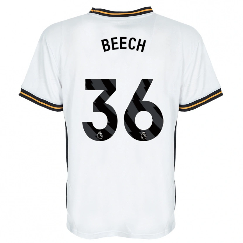 Danxen Mænd Amy Beech #36 Hvid Orange Sort Udebane Spillertrøjer 2026/27 Trøje T-Shirt