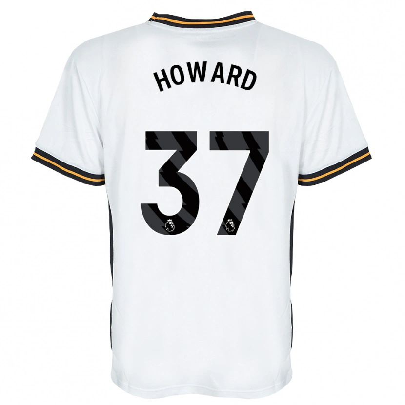 Danxen Mænd Scarlet Howard #37 Hvid Orange Sort Udebane Spillertrøjer 2026/27 Trøje T-Shirt