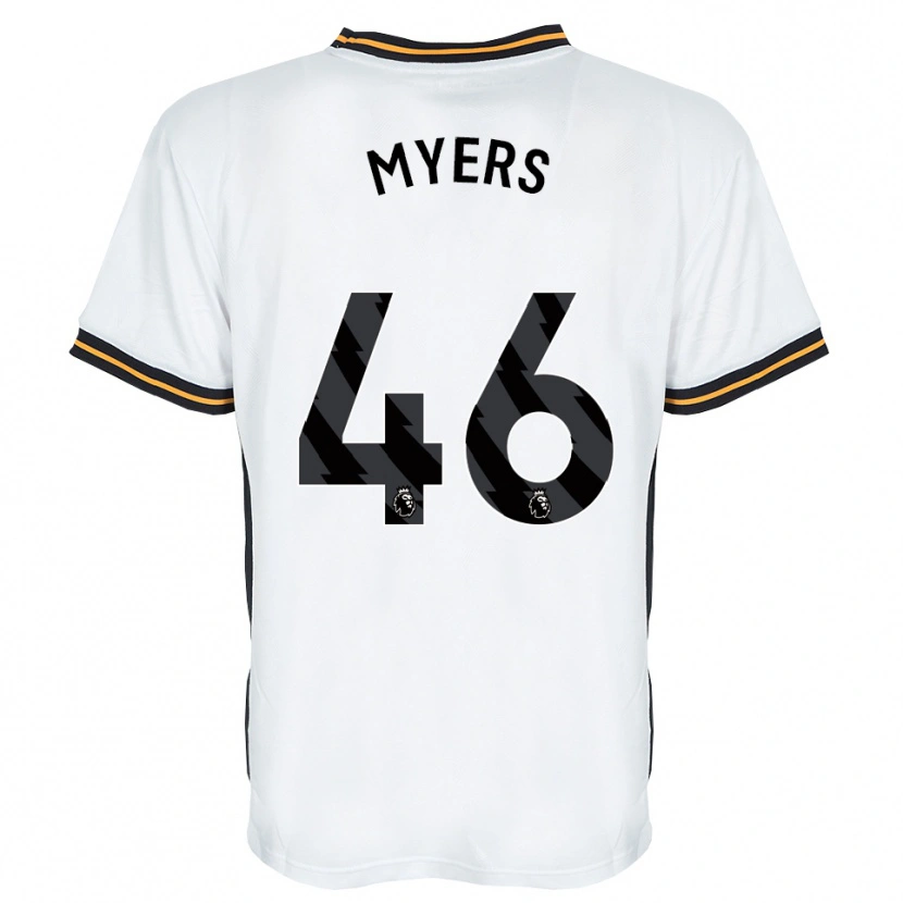 Danxen Mænd Zane Myers #46 Hvid Orange Sort Udebane Spillertrøjer 2026/27 Trøje T-Shirt