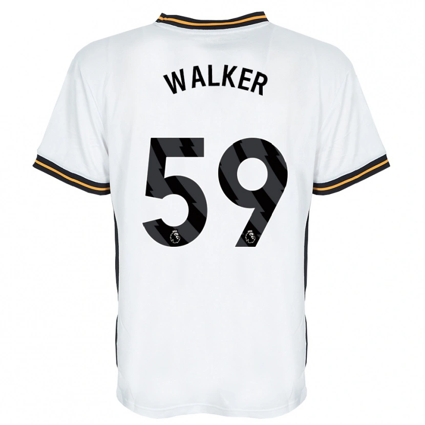 Danxen Mænd Coist Walker #59 Hvid Orange Sort Udebane Spillertrøjer 2026/27 Trøje T-Shirt