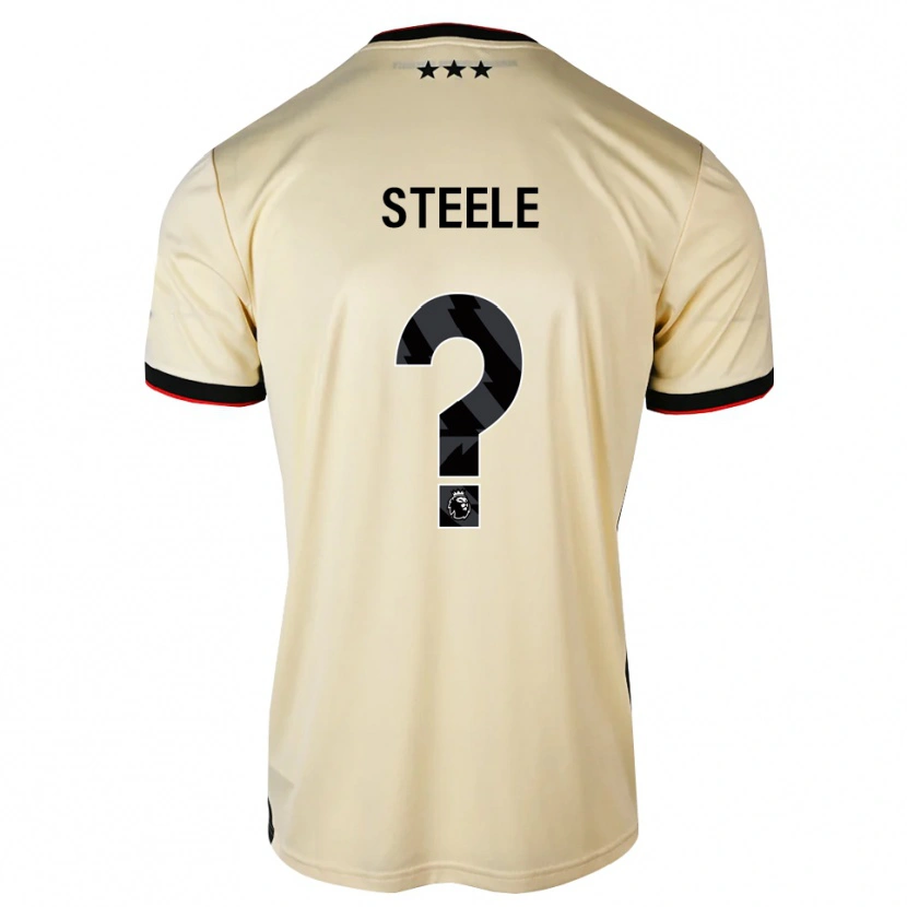 Danxen Mænd Finn Steele #0 Citronchiffon Sort Rød Udebane Spillertrøjer 2026/27 Trøje T-Shirt