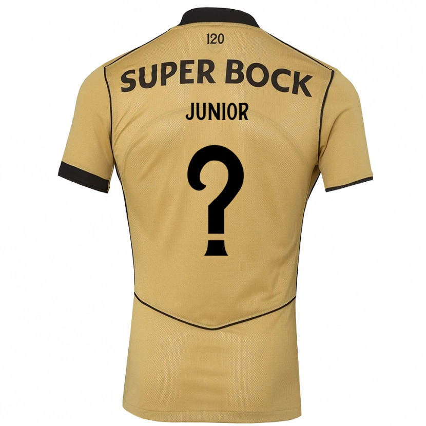 Danxen Mænd Marlon Junior #0 Gyldengul Sort Udebane Spillertrøjer 2026/27 Trøje T-Shirt