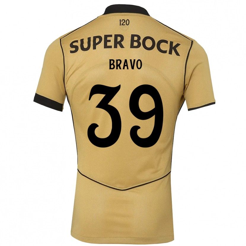 Danxen Mænd Bravo #39 Gyldengul Sort Udebane Spillertrøjer 2026/27 Trøje T-Shirt