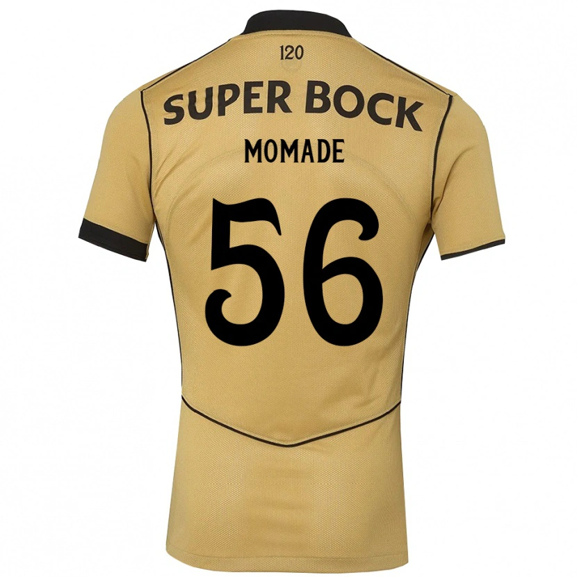 Danxen Mænd Rayhan Momade #56 Gyldengul Sort Udebane Spillertrøjer 2026/27 Trøje T-Shirt
