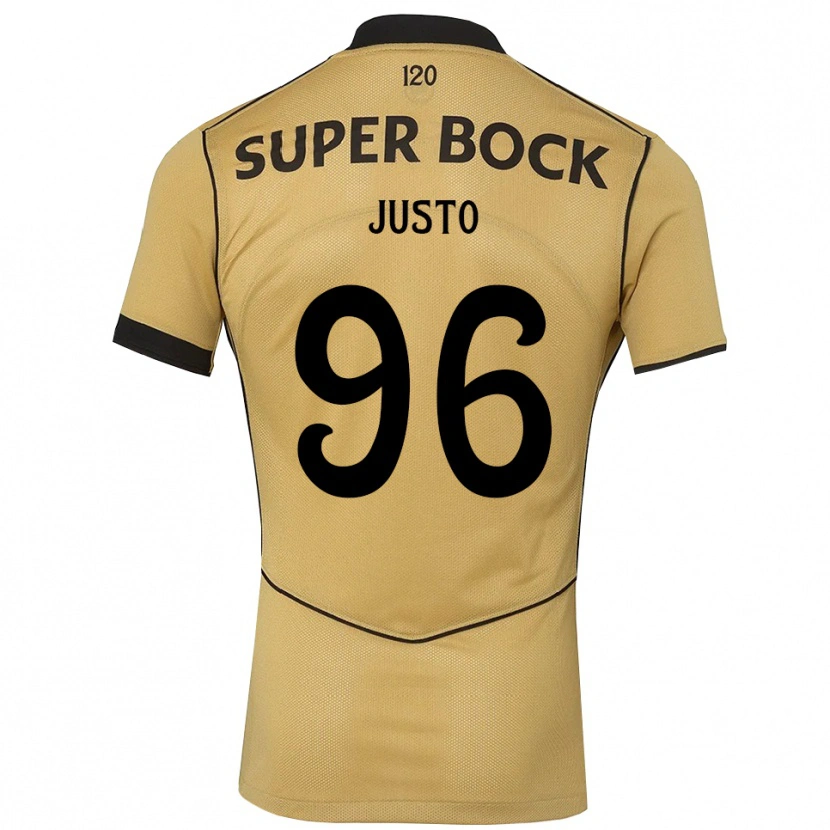 Danxen Mænd Samuel Justo #96 Gyldengul Sort Udebane Spillertrøjer 2026/27 Trøje T-Shirt