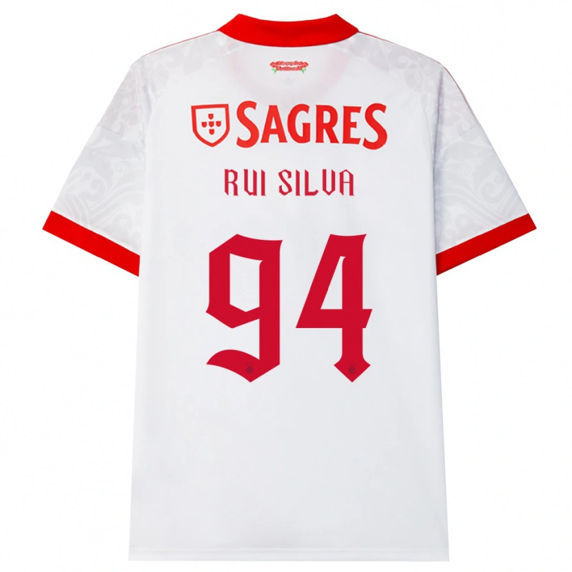Danxen Mænd Rui Silva #94 Hvid Rød Gul Udebane Spillertrøjer 2026/27 Trøje T-Shirt