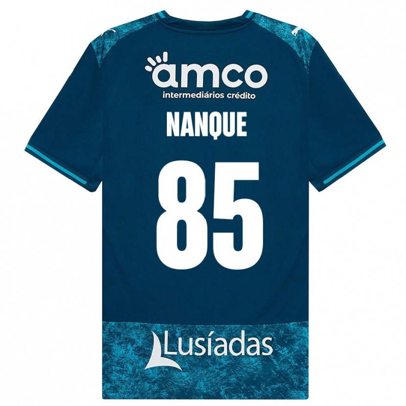Danxen Mænd Edgar Nanque #85 Mørkskifergrå Mellemturkis Udebane Spillertrøjer 2026/27 Trøje T-Shirt