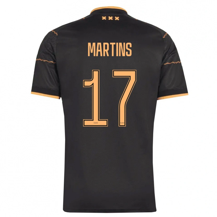 Danxen Mænd Lilinho Martins #17 Sort Orange Udebane Spillertrøjer 2026/27 Trøje T-Shirt