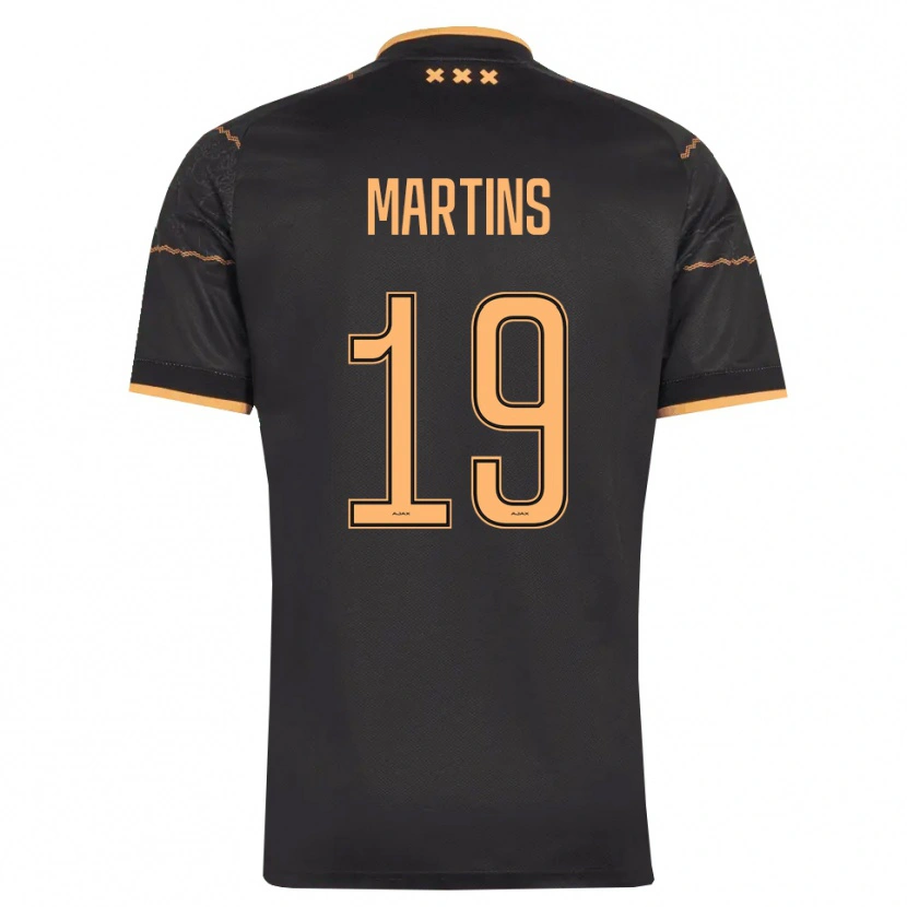 Danxen Mænd Lulinho Martins #19 Sort Orange Udebane Spillertrøjer 2026/27 Trøje T-Shirt