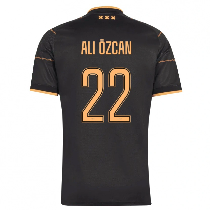Danxen Mænd Akın Ali Özcan #22 Sort Orange Udebane Spillertrøjer 2026/27 Trøje T-Shirt