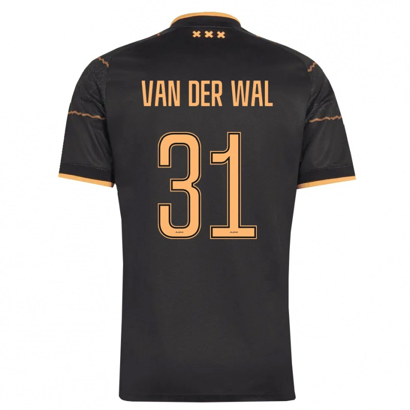 Danxen Mænd Dionne Van Der Wal #31 Sort Orange Udebane Spillertrøjer 2026/27 Trøje T-Shirt
