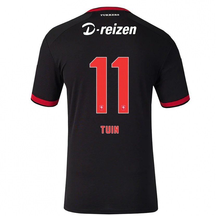 Danxen Mænd Alieke Tuin #11 Rød Hvid Sort Udebane Spillertrøjer 2026/27 Trøje T-Shirt