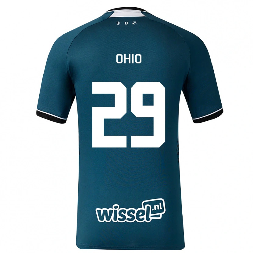 Danxen Mænd Noah Ohio #29 Mørkskifergrå Hvid Udebane Spillertrøjer 2026/27 Trøje T-Shirt