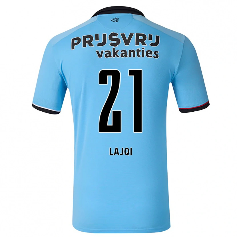 Danxen Mænd Merlind Lajqi #21 Dybhimmelblå Sort Rød Udebane Spillertrøjer 2026/27 Trøje T-Shirt