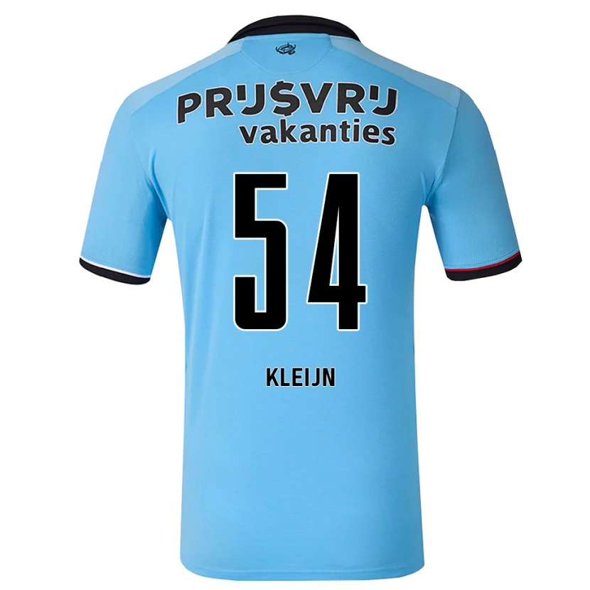 Danxen Mænd Mike Kleijn #54 Dybhimmelblå Sort Rød Udebane Spillertrøjer 2026/27 Trøje T-Shirt