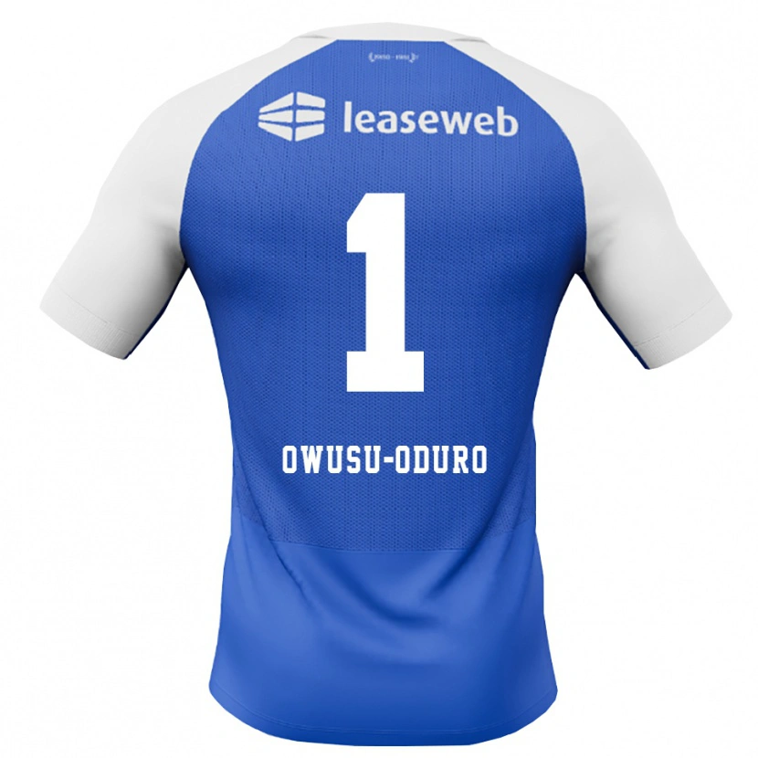 Danxen Mænd Rome-Jayden Owusu-Oduro #1 Jægerblå Rød Hvid Udebane Spillertrøjer 2026/27 Trøje T-Shirt
