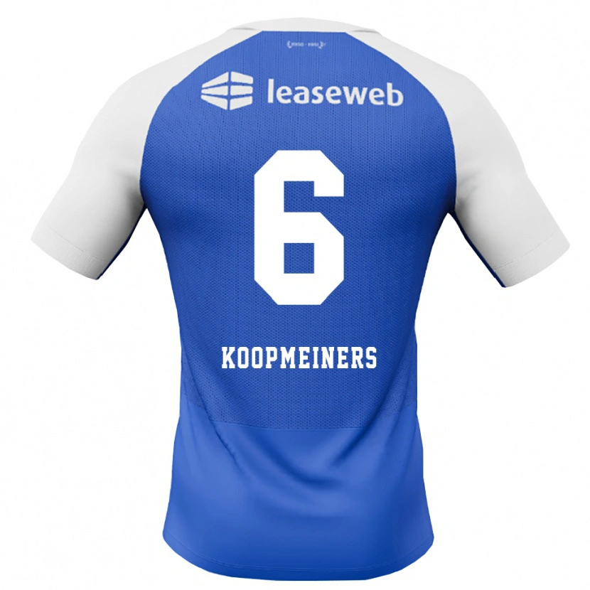 Danxen Mænd Peer Koopmeiners #6 Jægerblå Rød Hvid Udebane Spillertrøjer 2026/27 Trøje T-Shirt
