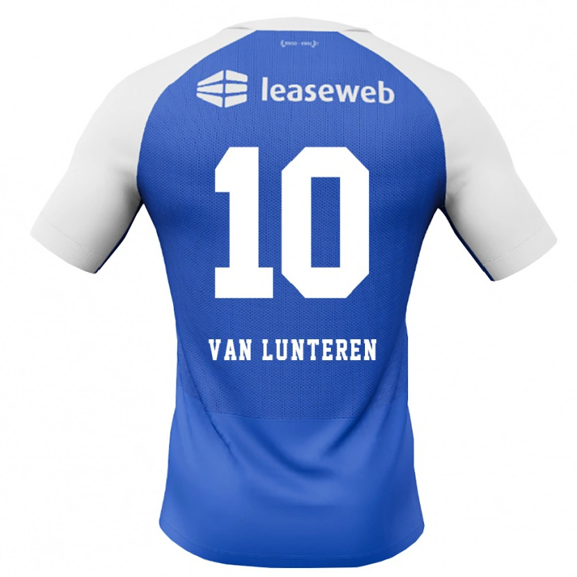 Danxen Mænd Desiree Van Lunteren #10 Jægerblå Rød Hvid Udebane Spillertrøjer 2026/27 Trøje T-Shirt
