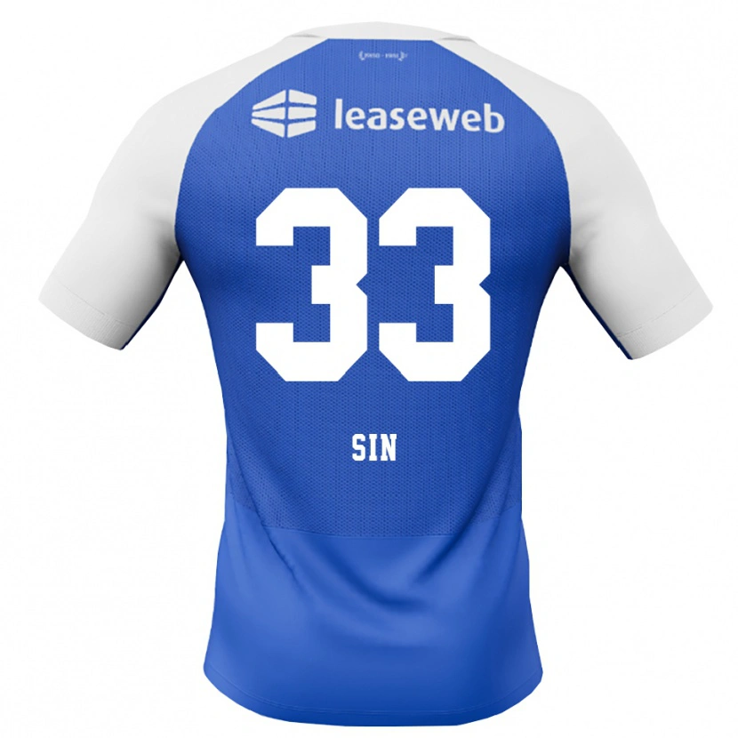 Danxen Mænd Matej Sin #33 Jægerblå Rød Hvid Udebane Spillertrøjer 2026/27 Trøje T-Shirt