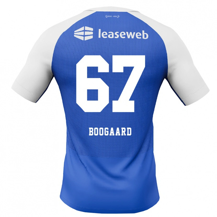 Danxen Mænd Kasper Boogaard #67 Jægerblå Rød Hvid Udebane Spillertrøjer 2026/27 Trøje T-Shirt