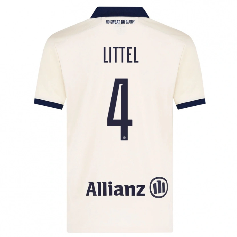 Danxen Mænd Amy Littel #4 Beige Sort Udebane Spillertrøjer 2026/27 Trøje T-Shirt