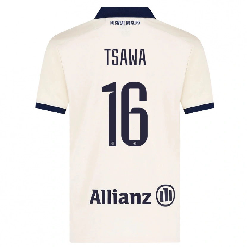 Danxen Mænd Cheveyo Tsawa #16 Beige Sort Udebane Spillertrøjer 2026/27 Trøje T-Shirt