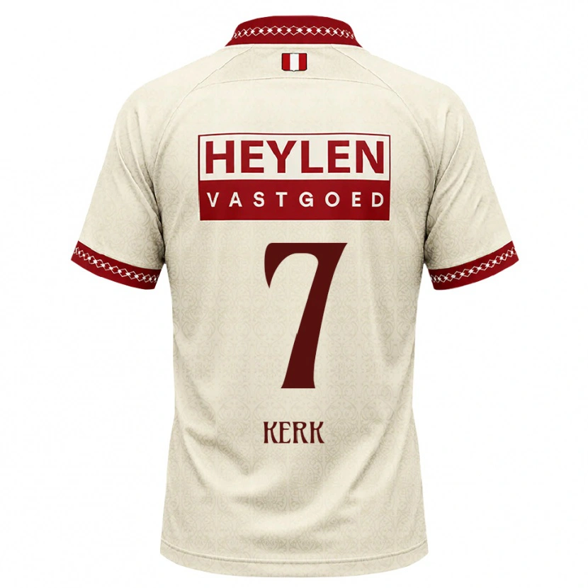 Danxen Mænd Gyrano Kerk #7 Beige Rød Udebane Spillertrøjer 2026/27 Trøje T-Shirt