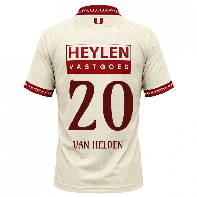 Danxen Mænd Rein Van Helden #20 Beige Rød Udebane Spillertrøjer 2026/27 Trøje T-Shirt
