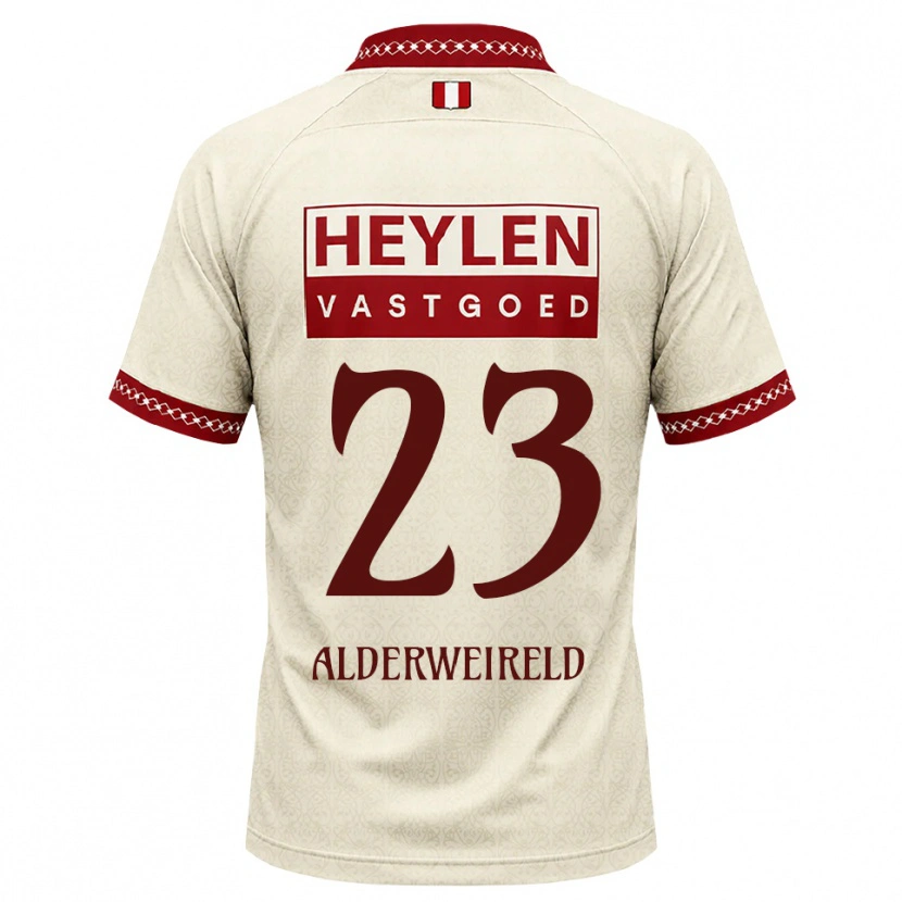 Danxen Mænd Toby Alderweireld #23 Beige Rød Udebane Spillertrøjer 2026/27 Trøje T-Shirt