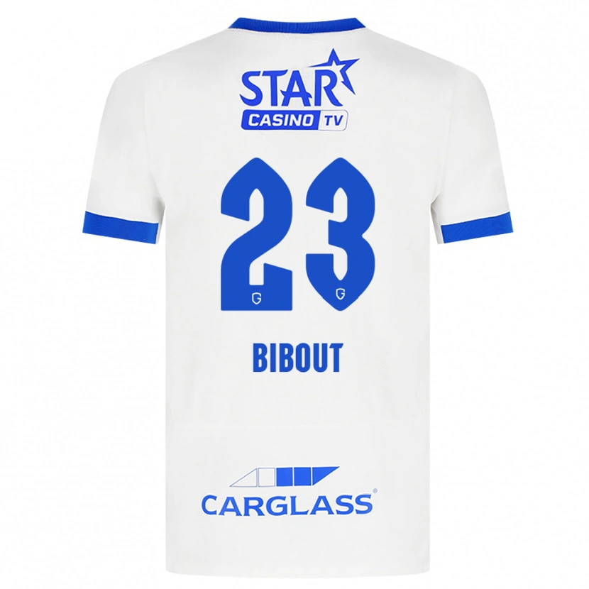 Danxen Mænd Aaron Bibout #23 Hvid Blå Udebane Spillertrøjer 2026/27 Trøje T-Shirt