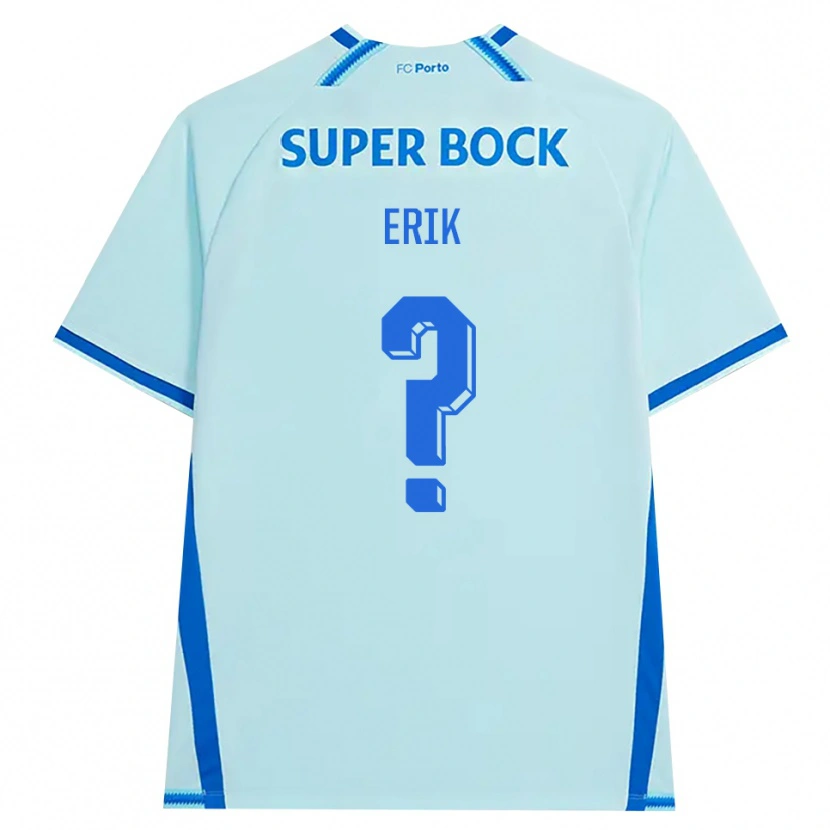 Danxen Mænd Erik #0 Lyshimmelblå Blå Tredje Sæt Spillertrøjer 2026/27 Trøje T-Shirt