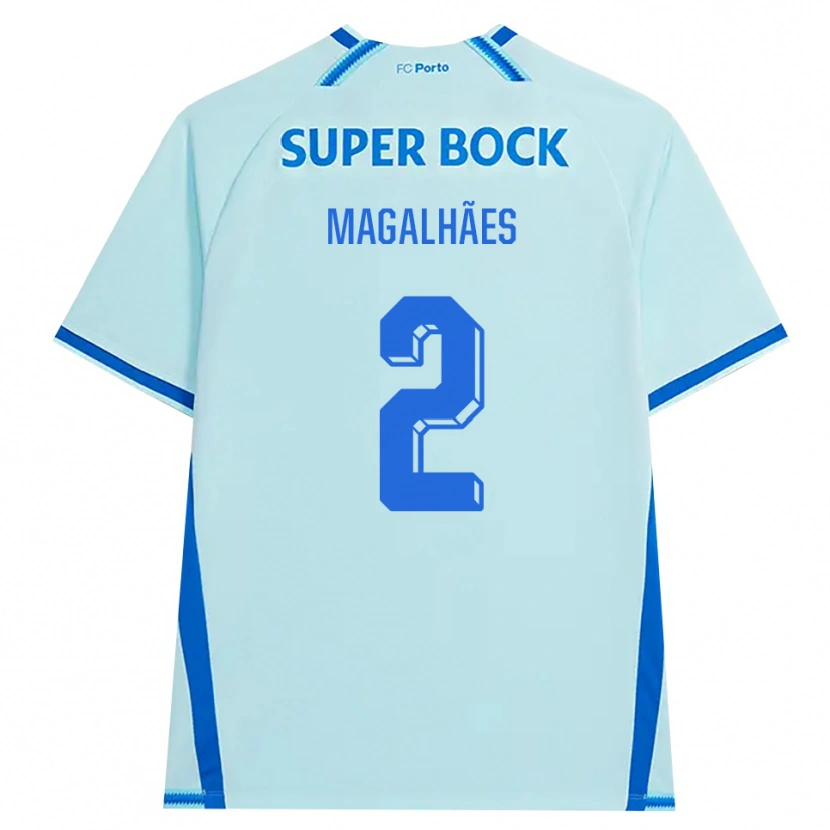 Danxen Mænd Rafael Magalhães #2 Lyshimmelblå Blå Tredje Sæt Spillertrøjer 2026/27 Trøje T-Shirt