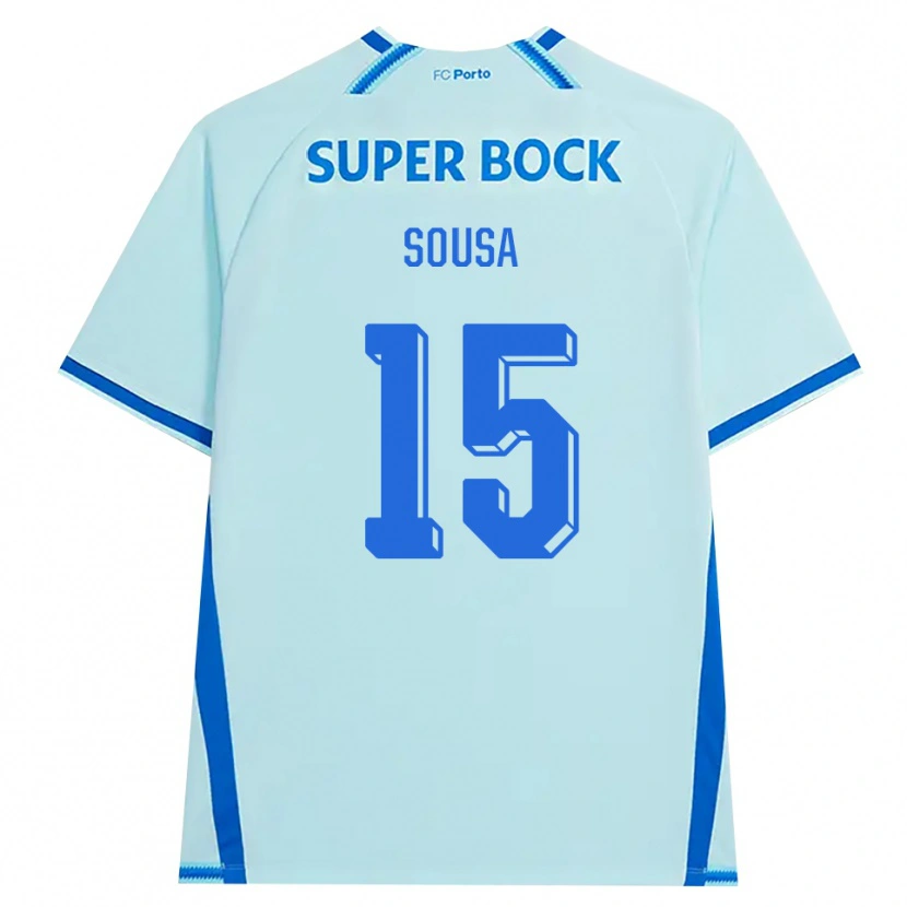 Danxen Mænd Vasco Sousa #15 Lyshimmelblå Blå Tredje Sæt Spillertrøjer 2026/27 Trøje T-Shirt